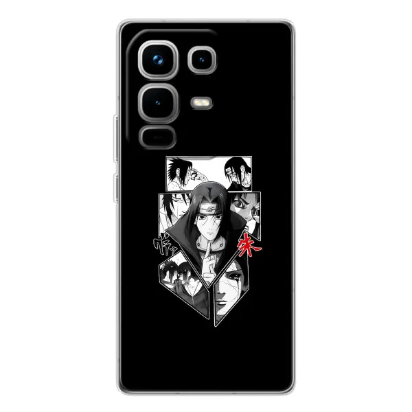 Чехол с принтом «коллаж Итачи» для Infinix Note 50