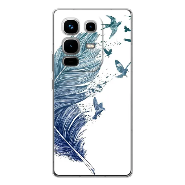 Чехол с принтом «Перышко» для Infinix Note 50