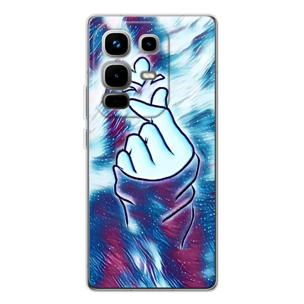 Чехол с принтом «Радужное сердце» для Infinix Note 50