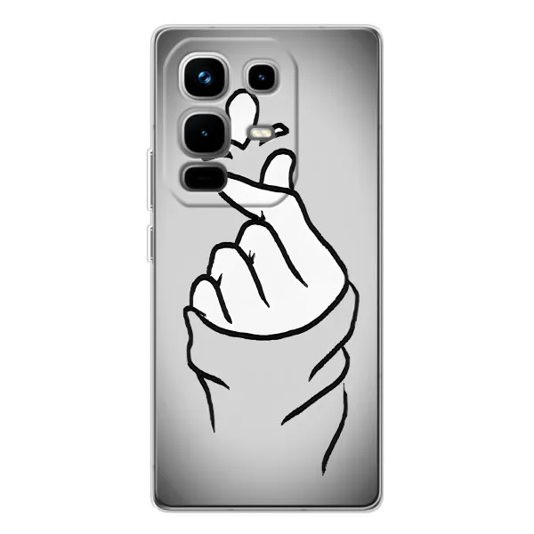 Чехол с принтом «Значок Love» для Infinix Note 50