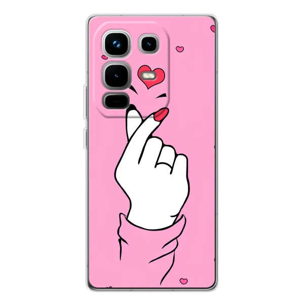 Чехол с принтом «Знак Love» для Infinix Note 50