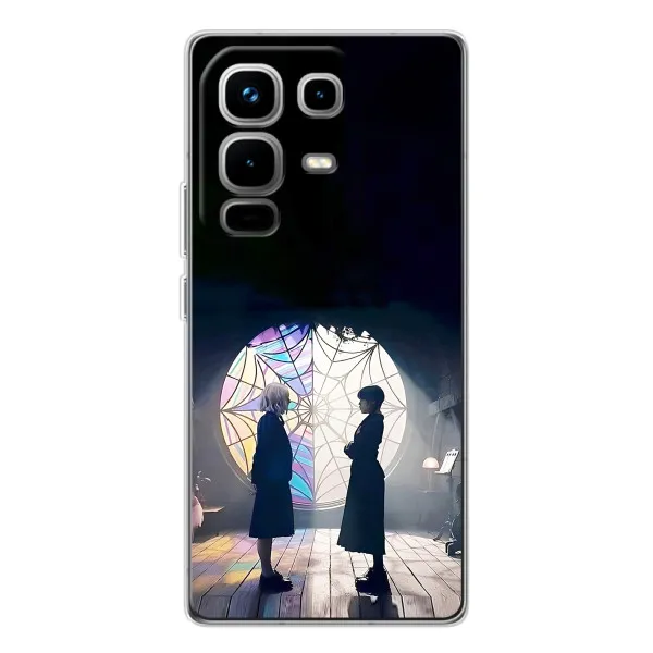 Чехол с принтом «Уэнздей и Инид» для Infinix Note 50 Чехол с принтом «Уэнздей и Инид» для Infinix Note 50