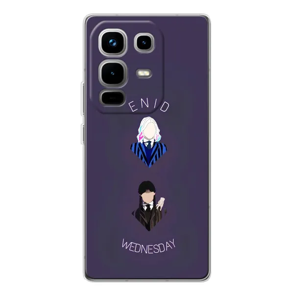 Чехол с принтом «Уэнздей и подруга» для Infinix Note 50 Чехол с принтом «Уэнздей и подруга» для Infinix Note 50