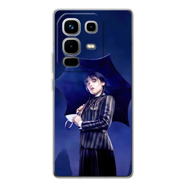Чехол с принтом «Уэнздей с зонтом» для Infinix Note 50 Чехол с принтом «Уэнздей с зонтом» для Infinix Note 50