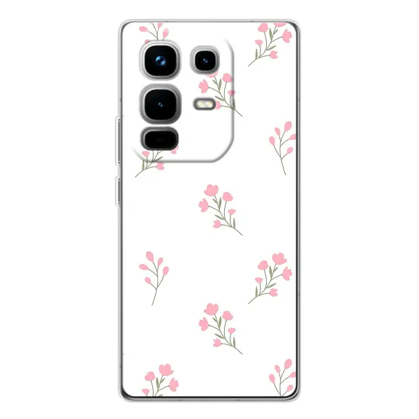 Чехол с принтом «Розовые цветы» для Infinix Note 50 Чехол с принтом «Розовые цветы» для Infinix Note 50