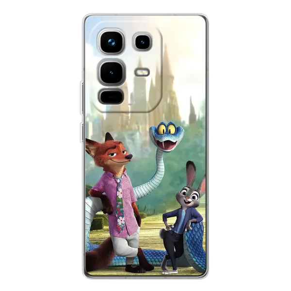 Чехол с принтом «Герои мультфильма Зверополис» для Infinix Note 50
