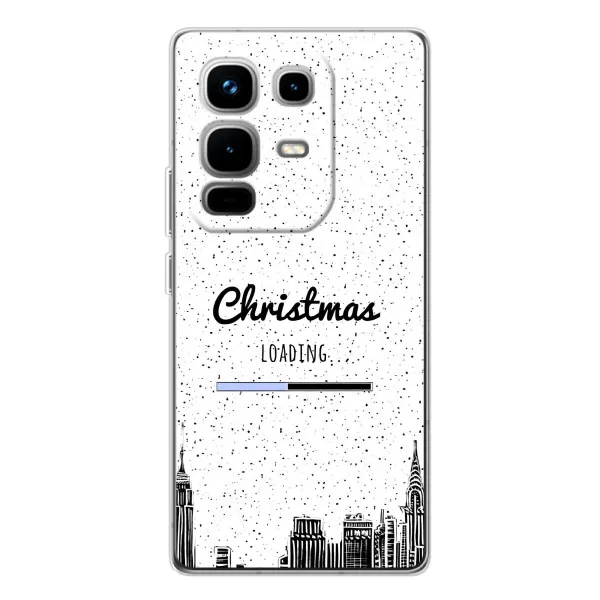 Чехол с принтом «Рождество загружается» для Infinix Note 50