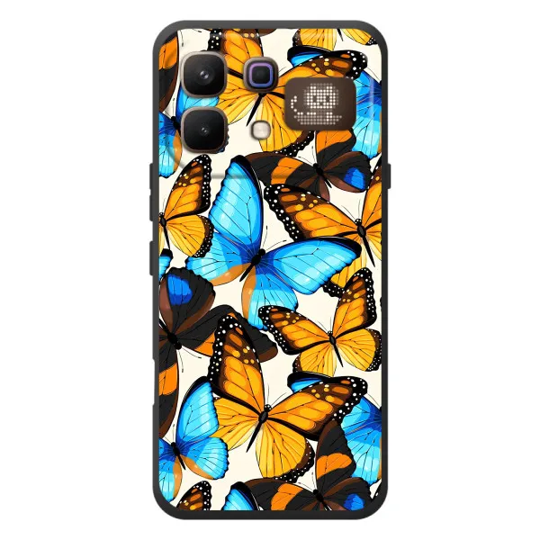 Чохол з принтом «Яскраві метелики» для Infinix Note 60 Pro Чохол з принтом «Яскраві метелики» для Infinix Note 60 Pro