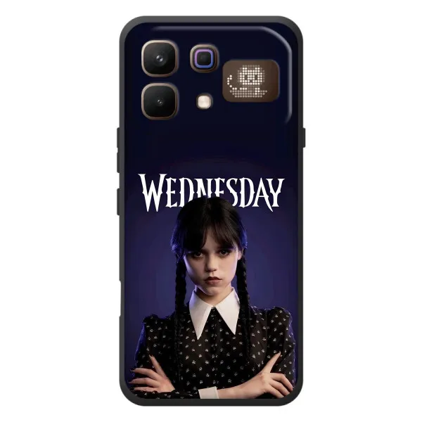 Чехол с принтом «Wednesday» для Infinix Note 60 Pro