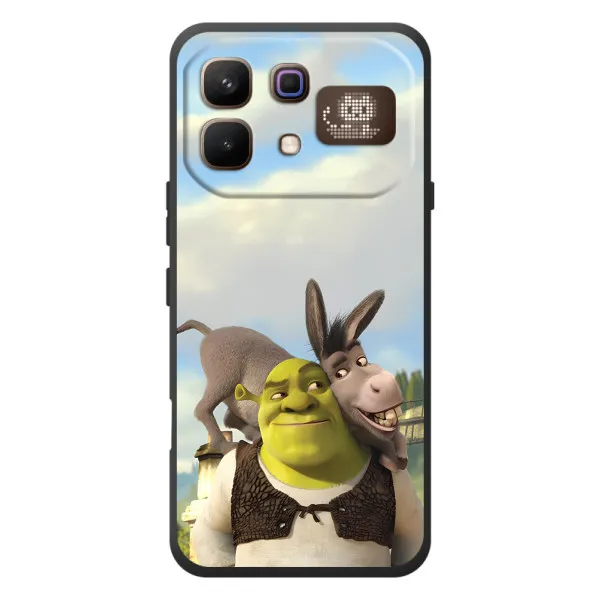 Чехол с принтом «Шрек и Осел» для Infinix Note 60 Pro Чехол с принтом «Шрек и Осел» для Infinix Note 60 Pro