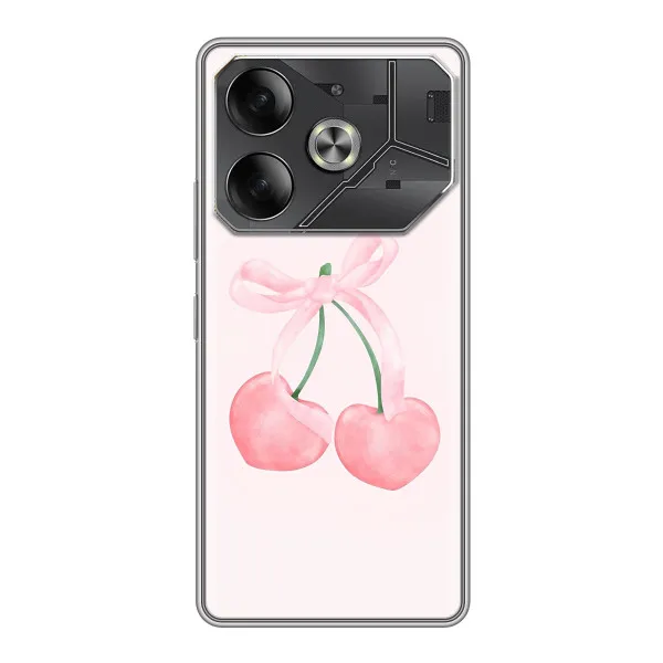Чехол с принтом «Розовые вишни» для Infinix Note 60 Ultra