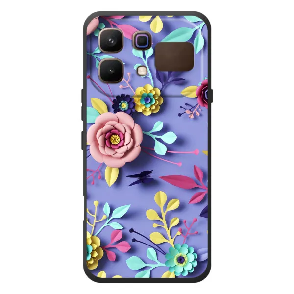 Чехол с принтом «Цветочный дизайн» для Infinix Note 60