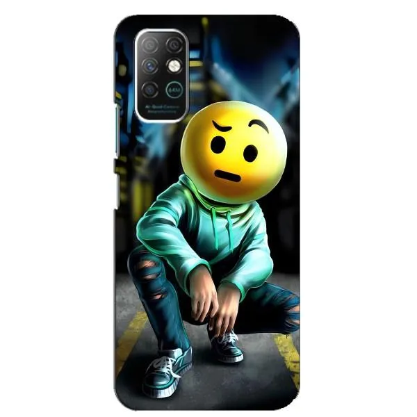 Чохол з принтом «Хлопець смайл» для Infinix Note 8