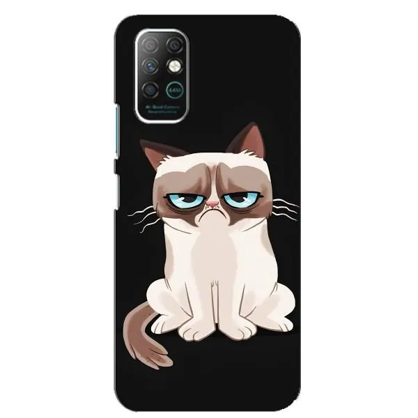 Чехол с принтом «Грустный кот» для Infinix Note 8 Чехол с принтом «Грустный кот» для Infinix Note 8