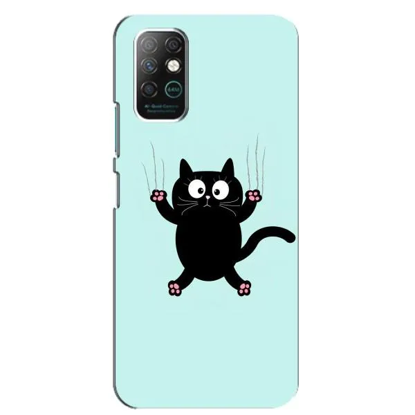 Чехол с принтом «Падающий кот» для Infinix Note 8 Чехол с принтом «Падающий кот» для Infinix Note 8