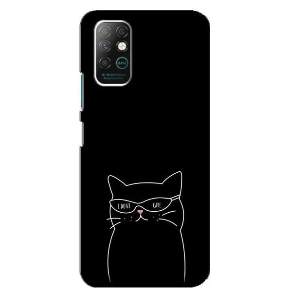 Чехол с принтом «Равнодушный кот» для Infinix Note 8