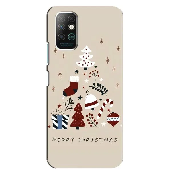 Чехол с принтом «Merry Christmas» для Infinix Note 8 Чехол с принтом «Merry Christmas» для Infinix Note 8