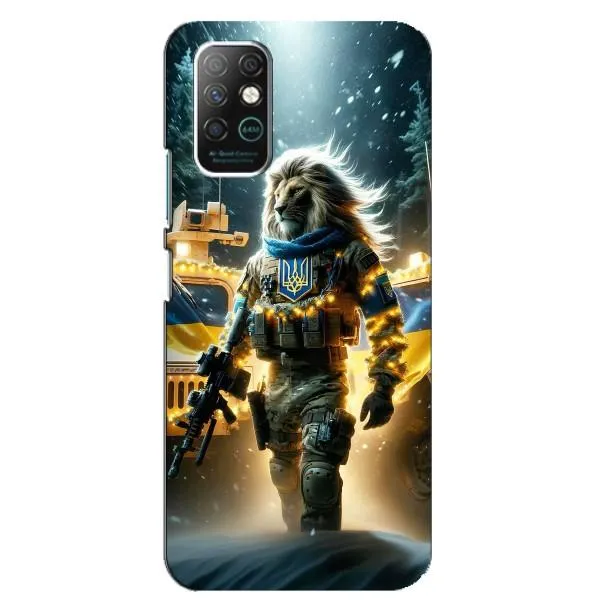 Чехол с принтом «ЛЕВ ЗСУ» для Infinix Note 8