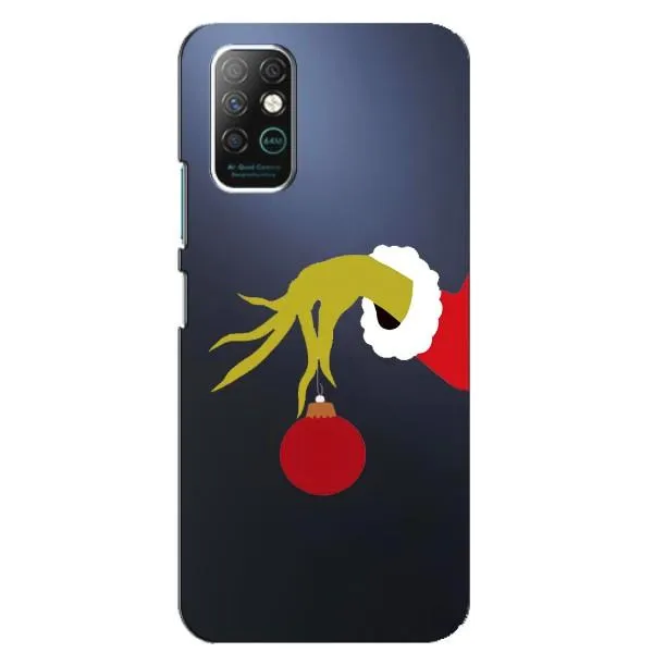 Чехол с принтом «Гринч с игрушкой» для Infinix Note 8