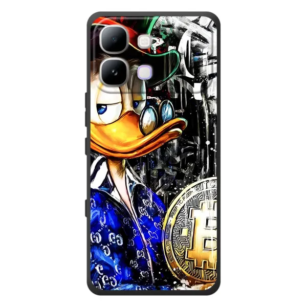 Чохол з принтом «Біткойн Скрудж» для Infinix Note Edge