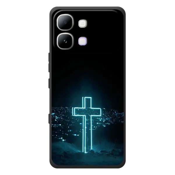 Чехол с принтом «Крест и город» для Infinix Note Edge
