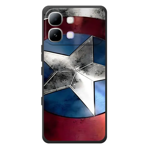 Чехол с принтом «Щит Капитана Америки» для Infinix Note Edge