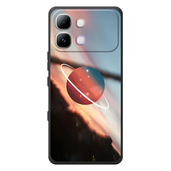Чохол з принтом «Сатурн» для Infinix Note Edge
