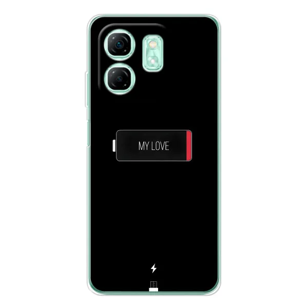 Чехол с принтом «Love battery» для Infinix Smart 10 HD