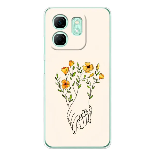 Чехол с принтом «Руки любви» для Infinix Smart 10 HD