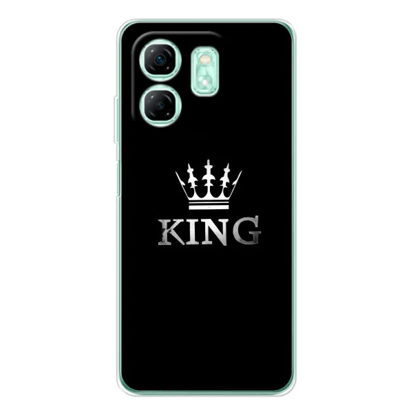 Чехол с принтом «KING» для Infinix Smart 10 HD