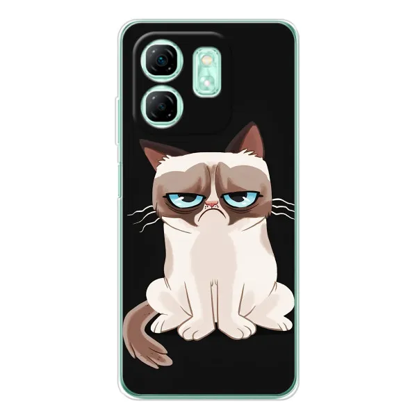 Чохол з принтом «Сумний кіт» для Infinix Smart 10 HD Чохол з принтом «Сумний кіт» для Infinix Smart 10 HD