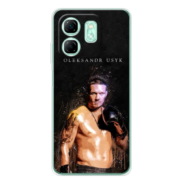 Чехол с принтом «Боксер Александр Усик» для Infinix Smart 10 HD
