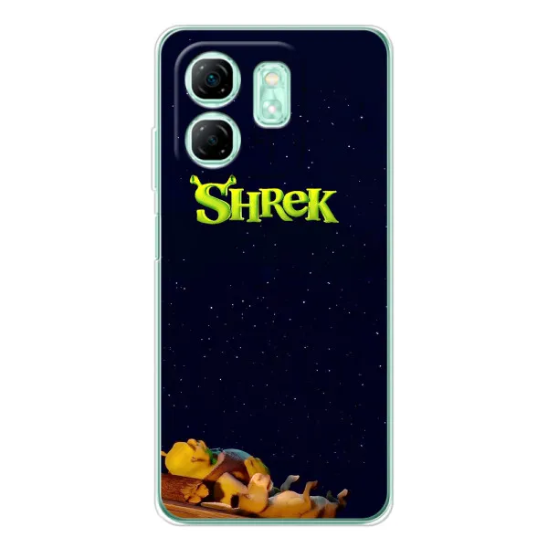 Чехол с принтом «Отдыхающий Шрек» для Infinix Smart 10 HD