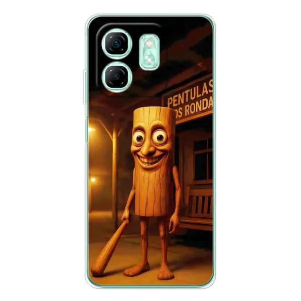 Чехол с принтом «Тунг тунг сахур» для Infinix Smart 10 HD Чехол с принтом «Тунг тунг сахур» для Infinix Smart 10 HD
