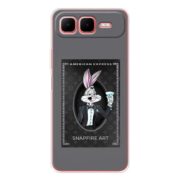 Чехол с принтом «Бакс Бани LV» для Infinix Smart 10 Plus