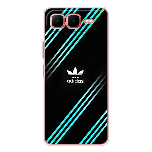 Чохол з принтом «Адідас з полосами» для Infinix Smart 10 Plus