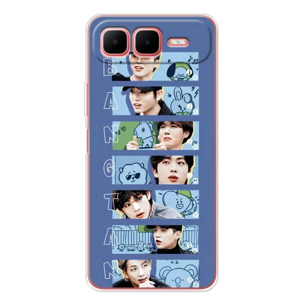 Чехол с принтом «Bangtan» для Infinix Smart 10 Plus