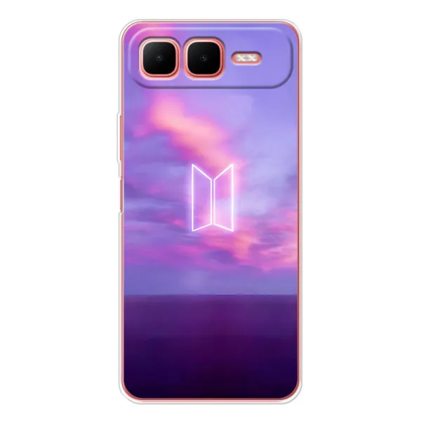 Чехол с принтом «BTS логотип» для Infinix Smart 10 Plus