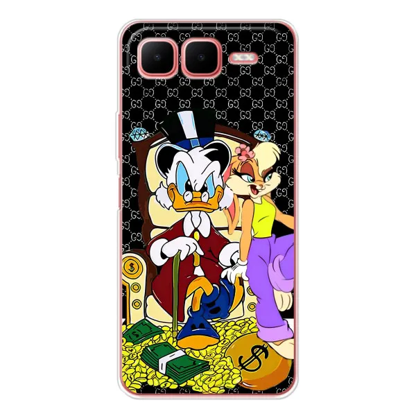 Чехол с принтом «Стильная Утка» для Infinix Smart 10 Plus