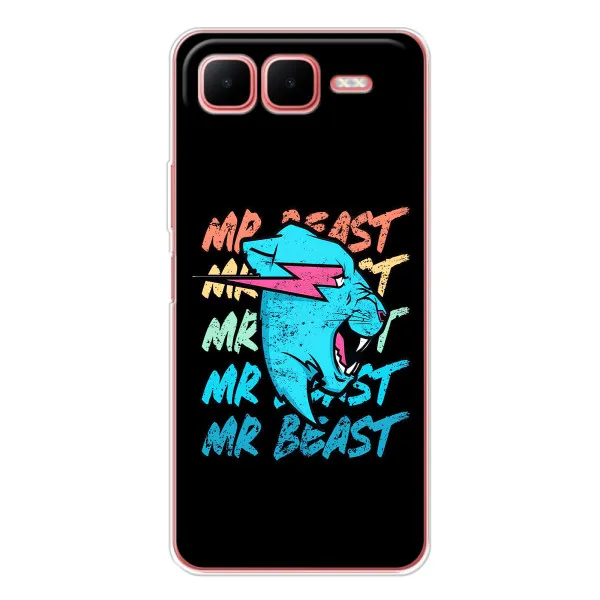 Чехол с принтом «logo Mr beast» для Infinix Smart 10 Plus