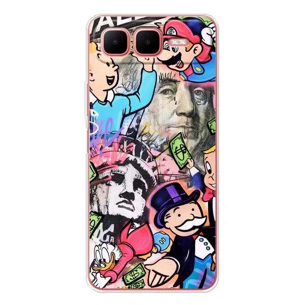 Чехол с принтом «Monopoly man» для Infinix Smart 10 Plus