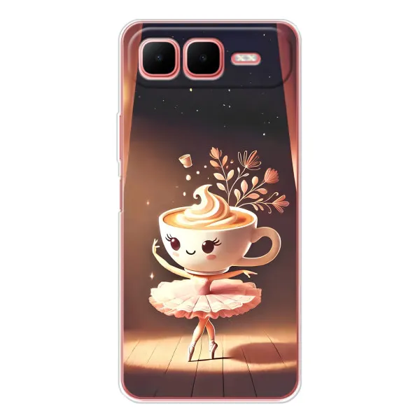 Чохол з принтом «Балерина капучина» для Infinix Smart 10 Plus