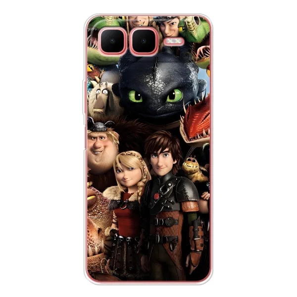 Чехол с принтом «Персонажи дракона» для Infinix Smart 10 Plus Чехол с принтом «Персонажи дракона» для Infinix Smart 10 Plus