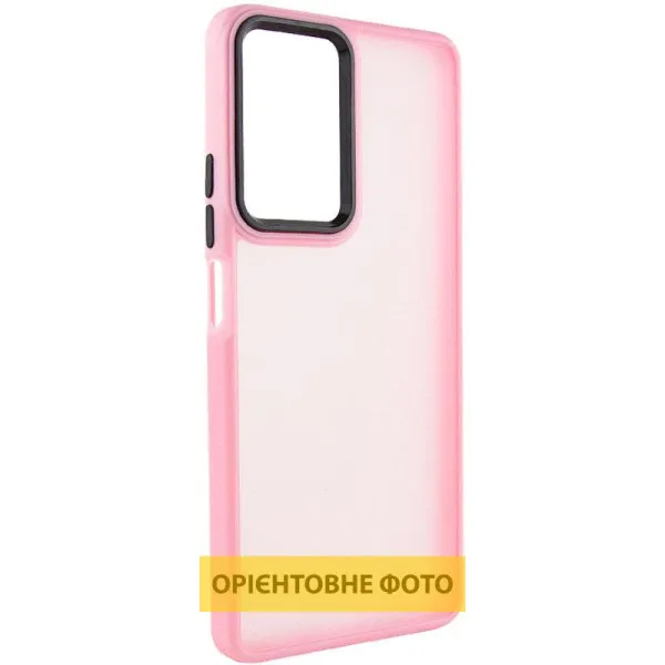 Чехол TPU+PC Lyon Frosted для Infinix Smart 10 — Розовый — фото 1