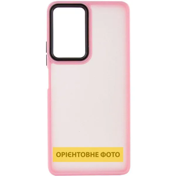 Чехол TPU+PC Lyon Frosted для Infinix Smart 10 — Розовый — фото 2