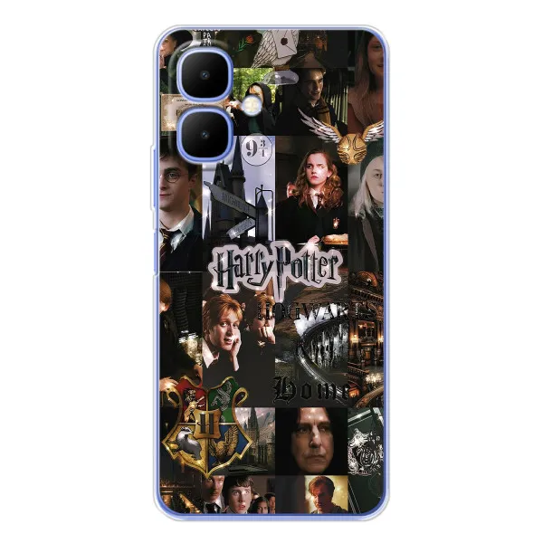 Чехол с принтом «коллаж Гарри Поттер» для Infinix Smart 10
