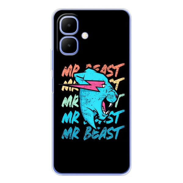 Чохол з принтом «logo Mr beast» для Infinix Smart 10