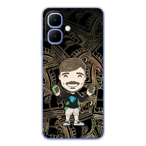Чохол з принтом «Mister Beast» для Infinix Smart 10