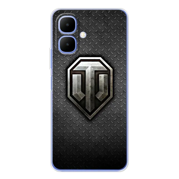Чохол з принтом «Лого Tanks» для Infinix Smart 10 Чохол з принтом «Лого Tanks» для Infinix Smart 10