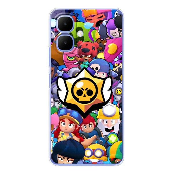Чехол с принтом «Лого Brawl Stars» для Infinix Smart 10